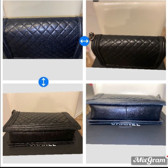 🎈SOLD🎈CHANEL New Medium Boy in black w ruthenium - Picture 7 of 16